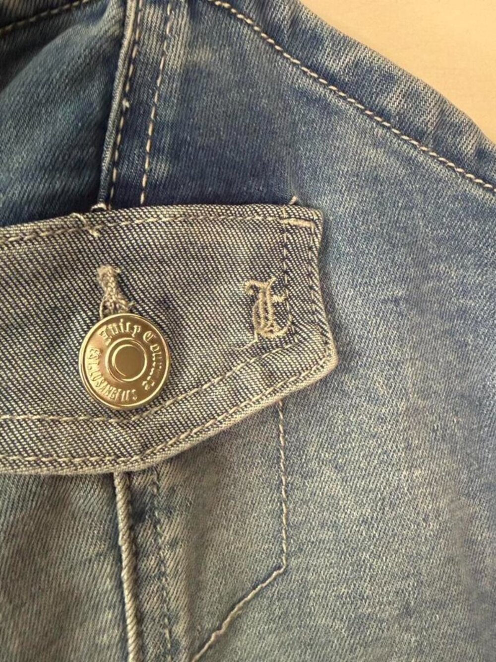 Juicy Couture Blue Denim Mini Dress - Picture 4 of 4